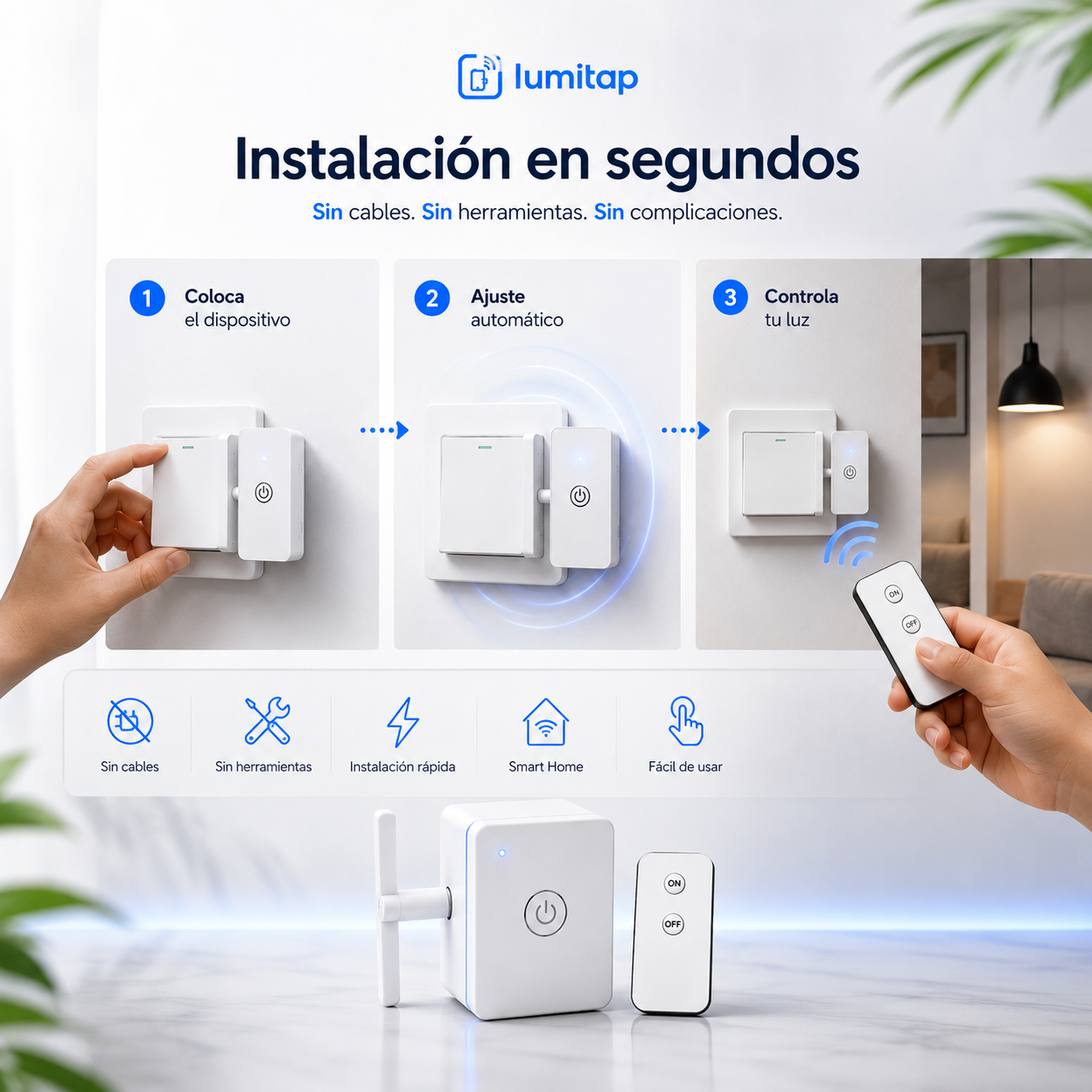 Lumitap™ Apagador inteligente